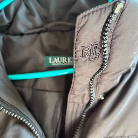 Ralph Lauren long Black Puffer Coat - Picture 2 of 7